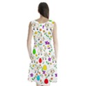 Easter lamb Sleeveless Chiffon Waist Tie Dress View2