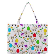 Easter Lamb Medium Tote Bag by Valentinaart