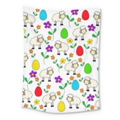 Easter Lamb Medium Tapestry by Valentinaart