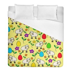 Easter Lamb Duvet Cover (full/ Double Size) by Valentinaart