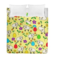 Easter Lamb Duvet Cover Double Side (full/ Double Size) by Valentinaart