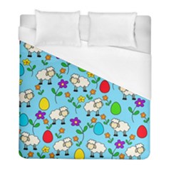 Easter Lamb Duvet Cover (full/ Double Size) by Valentinaart