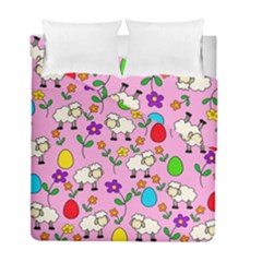 Easter Lamb Duvet Cover Double Side (full/ Double Size) by Valentinaart