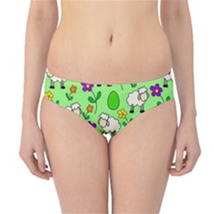 Easter Lamb Hipster Bikini Bottoms by Valentinaart