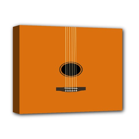 Minimalism Art Simple Guitar Deluxe Canvas 14  X 11  by Mariart