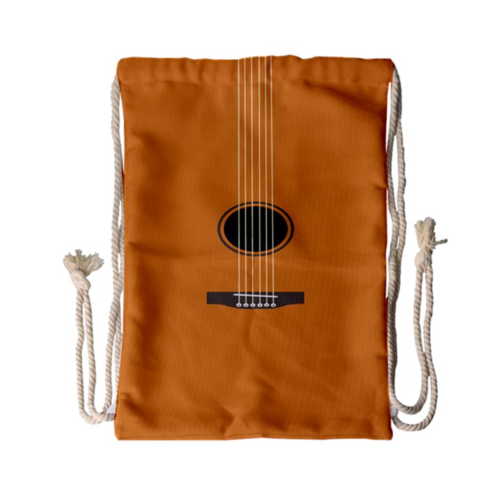 Minimalism Art Simple Guitar Drawstring Bag (Small)