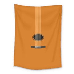 Minimalism Art Simple Guitar Medium Tapestry by Mariart