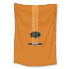 Minimalism Art Simple Guitar Large Tapestry by Mariart