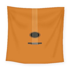 Minimalism Art Simple Guitar Square Tapestry (large) by Mariart