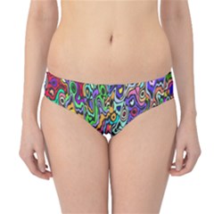 Colorful Abstract Paint Rainbow Hipster Bikini Bottoms by Mariart