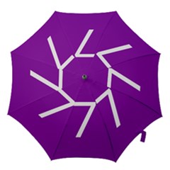 Number 7 Purple Hook Handle Umbrellas (medium) by Mariart