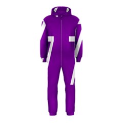 Number 7 Purple Hooded Jumpsuit (kids) by Mariart