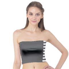 Minimalist Stairs White Grey Tube Top by Mariart