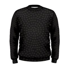 Oklahoma Circle Black Glitter Effect Men s Sweatshirt by Mariart