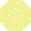 Polkadot White Yellow Folding Umbrellas View1