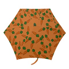 Carrot Pattern Mini Folding Umbrellas by Valentinaart