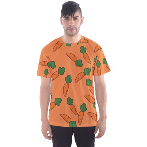 Carrot Pattern Men s Sport Mesh Tee by Valentinaart