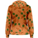 Carrot pattern Women s Pullover Hoodie View2