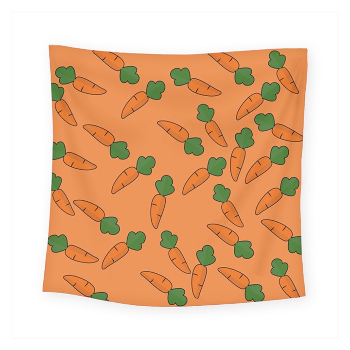 Carrot pattern Square Tapestry (Small)