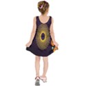 Polka Dot Circle Leaf Flower Floral Yellow Purple Red Star Kids  Sleeveless Dress View2