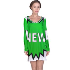 New Icon Sign Long Sleeve Nightdress