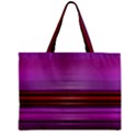 Stripes Line Red Purple Zipper Mini Tote Bag View1