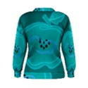 Xray Worms Fruit Apples Blue Women s Sweatshirt View2