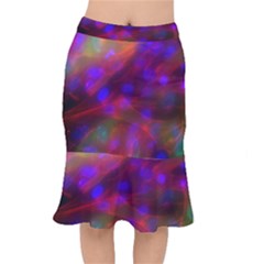 Vaccine Blur Red Mermaid Skirt