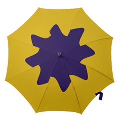 Purple Yellow Wave Hook Handle Umbrellas (medium) by Mariart