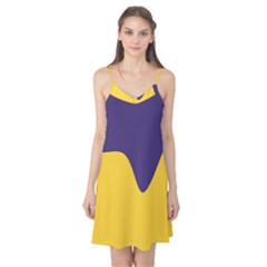 Purple Yellow Wave Camis Nightgown by Mariart