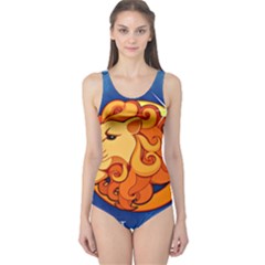 Zodiac Leo One Piece Swimsuit by Mariart