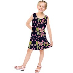 Floral Pattern Kids  Tunic Dress by Valentinaart