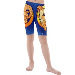 Zodiac Aries Kids  Mid Length Swim Shorts by Mariart