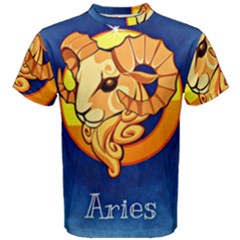 Zodiac Aries Men s Cotton Tee by Mariart