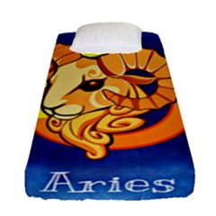 Zodiac Aries Fitted Sheet (single Size) by Mariart