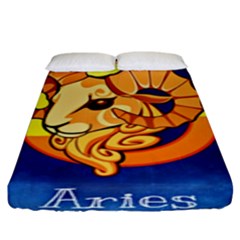 Zodiac Aries Fitted Sheet (king Size) by Mariart