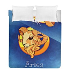 Zodiac Aries Duvet Cover Double Side (full/ Double Size) by Mariart