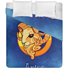 Zodiac Aries Duvet Cover Double Side (california King Size) by Mariart