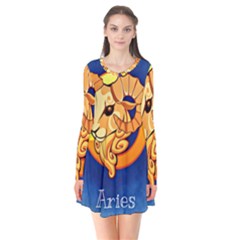 Zodiac Aries Flare Dress by Mariart