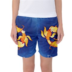 Zodiac Pisces Women s Basketball Shorts by Mariart