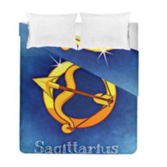 Zodiac Sagittarius Duvet Cover Double Side (full/ Double Size) by Mariart