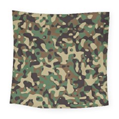 Army Camouflage Square Tapestry (large) by Mariart