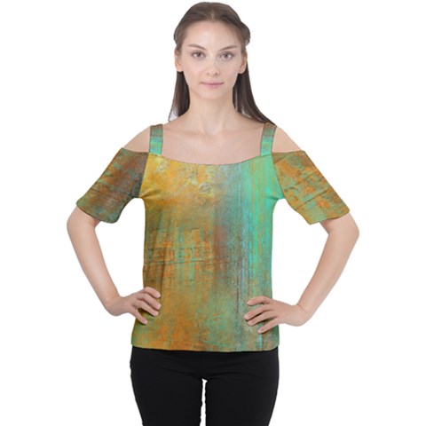 The Waterfall Women s Cutout Shoulder Tee by digitaldivadesigns