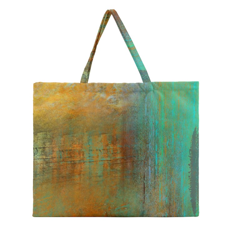 The WaterFall Zipper Large Tote Bag