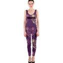 Purple Hearts Seamless Pattern OnePiece Catsuit View1