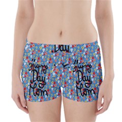 Happy Mothers Day Celebration Boyleg Bikini Wrap Bottoms by Nexatart