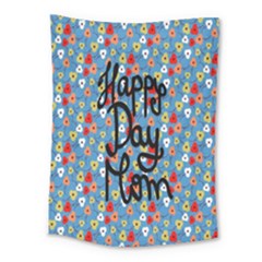 Happy Mothers Day Celebration Medium Tapestry