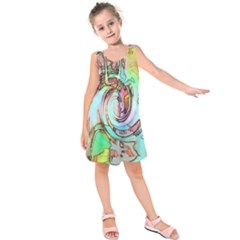 Art Pattern Kids  Sleeveless Dress