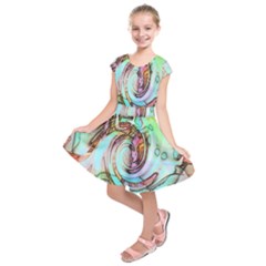 Art Pattern Kids  Short Sleeve Dress