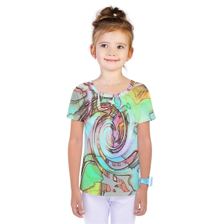 Art Pattern Kids  One Piece Tee